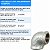 Cotovelo Tupy Galvanizado 1/2 BSP(F) - Imagem 2