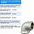 Cotovelo Tupy Galvanizado 1/2 BSP(F) (Caixa 10 Unidades) - Imagem 2