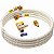 Kit 9 Metros 16mm Tubo Multicamadas PEX GÁS + Registro BM - Imagem 1