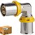 Cotovelo Importado Multimarca PEX GÁS 20 x 20 (Caixa 10 Unidades) - Imagem 1