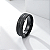 Anel Preto Masculino Anatômico 8mm Aço Inox - Imagem 3