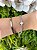 Pulseira Trevo Cristal (Aço) - Imagem 2