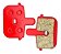 Kit Com 2 Pares De Pastilhas Freio Disco Bike Gts Quadrada Original - Imagem 2