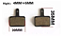 Kit Com 10 Pares De Pastilha de Freio Tipo Shimano Bs01 M395 M446 Com Mola - Imagem 3