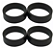 Kit 4 Espaçador Bicicleta Garfo Ahead 10mm Alumínio Preto - Imagem 1