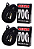 Kit 2 Câmaras Speed 700 X 25mm 23mm Bicicleta Bico Fino 48mm - Imagem 1