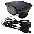 Kit Lanterna Led Usb Farol Com Buzina + Vista Traseiro 3 Cores Bike - Imagem 2