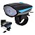 Kit Lanterna Led Usb Farol Com Buzina + Vista Traseiro 3 Cores Bike - Imagem 4