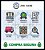 Kit 2 Pinças De Freios A Disco Mecânico Para Bicicleta 1 Par - Imagem 5