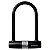Cadeado Bike Bicicleta U Lock Trava Chave 170x245mm Cor Pto - Imagem 6