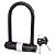 Cadeado Bike Bicicleta U Lock Trava Chave 170x245mm Cor Pto - Imagem 1