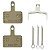 2 Pares Pastilha De Freio Shimano A Disco B05S Alivio Resina - Imagem 2