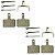 2 Pares Pastilhas B05S Shimano Resina 3 Tipos Pinos C/ Trava - Imagem 1