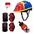 Kit Infantil Capacete Buzina Garrafa Joelheira Cotoveleira Bike - Imagem 3
