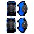 Kit Capacete + Joelheira Cotoveleira Bike Infantil Bicicleta - Imagem 5