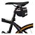 Bolsa De Selim Bicicleta Com Refletor Bike Gts Mtb Speed Urb Preto - Imagem 2