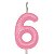 Vela de Aniversário Rosa Candy Color - Imagem 8
