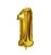Balão Metalizado Dourado 16" Números - Imagem 2