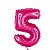 Balão Metalizado Pink 16" Números - Imagem 6