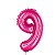 Balão Metalizado Pink 16" Números - Imagem 10