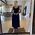 VESTIDO EVASÊ MARINHO - Imagem 1