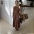 VESTIDO LUIZA MARROM - Imagem 1
