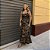 VESTIDO TOTAL LASTEX ESTAMPA LENÇO - Imagem 1