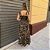 VESTIDO TOTAL LASTEX ESTAMPA LENÇO - Imagem 3