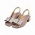 SANDALIA COURO LAÇO LUREX - Imagem 1