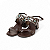 SANDALIA COURO PEDRAS - Imagem 1