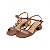 SANDALIA COURO PEDRAS - Imagem 1