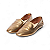 MOCASSIM COURO METALIZADO - Imagem 1