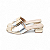 MULE COURO METALIZADO BICOLOR - Imagem 1