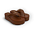 FLAT COURO LUIZA BARCELOS - Imagem 1