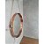 Espelho Decorativo Redondo Cobre Puro 40cm - Imagem 4
