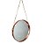 Espelho Decorativo Redondo Cobre Puro 40cm - Imagem 1