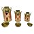 Trio Leiteira Mini Cobre Detalhe Latão ( PROMOÇÃO ) - Imagem 1