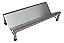 Calha Veterinária Cirúrgica Em V 100% Aço Inox Média 75cm - Imagem 1