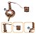 Alambique Cobre 10l Completo - Imagem 3