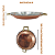 Paella Cobre Puro Com Aluminio - Imagem 5