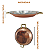 Paella Cobre Puro Com Aluminio - Imagem 6
