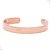 Bracelete Pulseira De Cobre Puro Radiestesia Ayurveda - Imagem 6