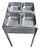 Buffet Self Service Inox 4 Cubas Salada Reforçado - Imagem 3