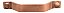 Puxador Nord Cobre Puro 160mm - Imagem 2