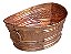 Champanheira Em Cobre Oval Modelo Rustica 11,5 Litros - Imagem 2