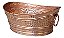 Champanheira Em Cobre Oval Modelo Rustica 11,5 Litros - Imagem 3