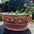 Champanheira Em Cobre Puro Oval Floral Modelo Rustica Evento - Imagem 4