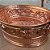 Kit Cuba E Torneira Cobre Puro Oval Floral Rustica Banheiro - Imagem 4