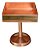 Bowl Quadrado Cobre Puro M - Imagem 1