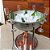 Champanheira Com Suporte Inox Cor Prata Com Bandejas Taças - Imagem 6